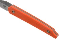 Amare Knives Pocket Peak Fixed, Stonewash Orange G10, Couteau à Lame Fixe -Nitecore Soldes Boutique AS PPF OR 05 amare knives