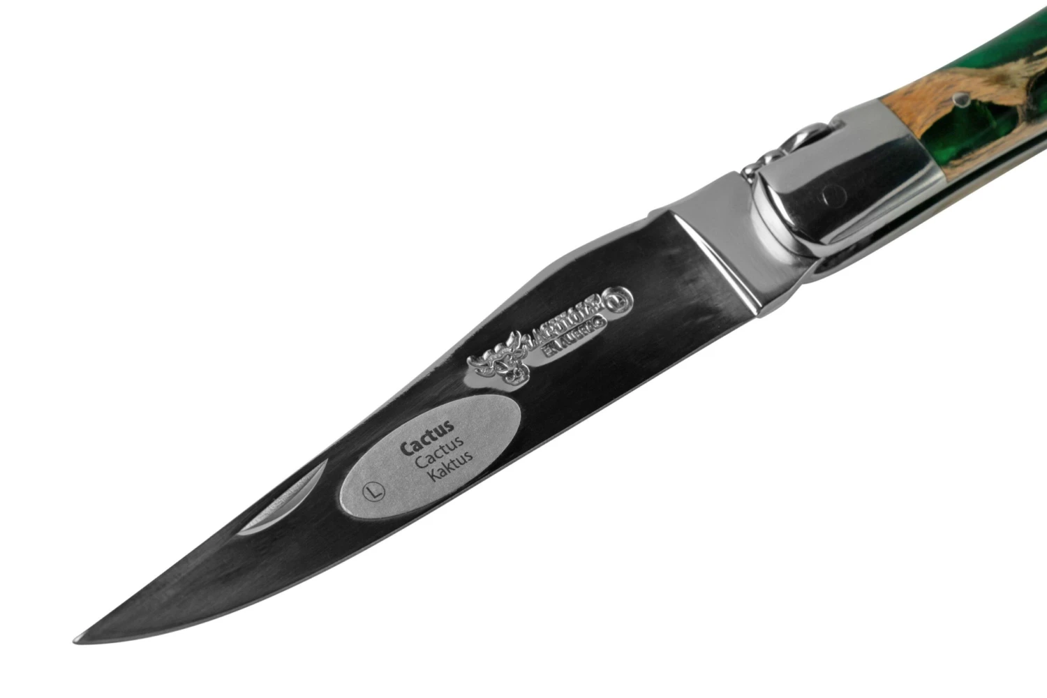 Laguiole En Aubrac Green Cholla Cactus L0212CA9IF Bois De Cactus, Poli, Couteau De Poche Laguiole, 12 Cm 5 Laguiole En Aubrac Green Cholla Cactus L0212CA9IF Bois De Cactus, Poli, Couteau De Poche Laguiole, 12 Cm – Image 3