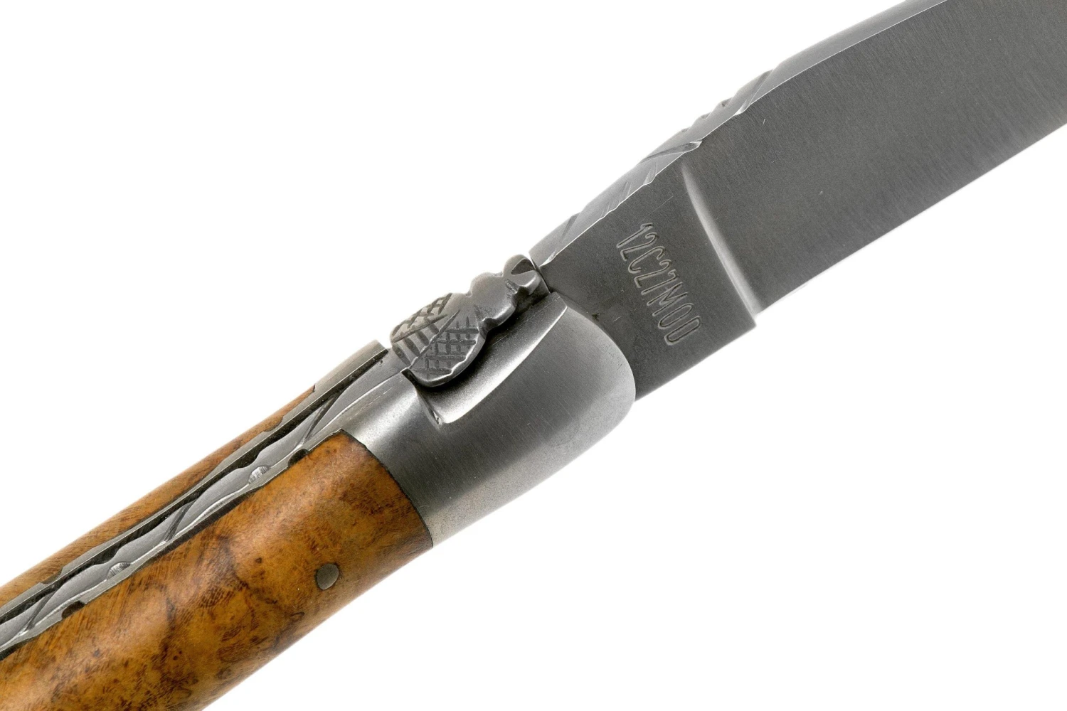 Laguiole En Aubrac 12cm Teck Guillochage Manuel L0212LKH/FSB1, Couteau Laguiole 8 Laguiole En Aubrac 12cm Teck Guillochage Manuel L0212LKH/FSB1, Couteau Laguiole – Image 6