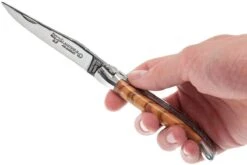 Laguiole En Aubrac 12cm Doubles Platines, Loupe D'olivier, L0712LLI-FSJ1 -Nitecore Soldes Boutique AUL0712LLI FSJ1 07 laguiole en aubrac aul0712lli fsj1 07