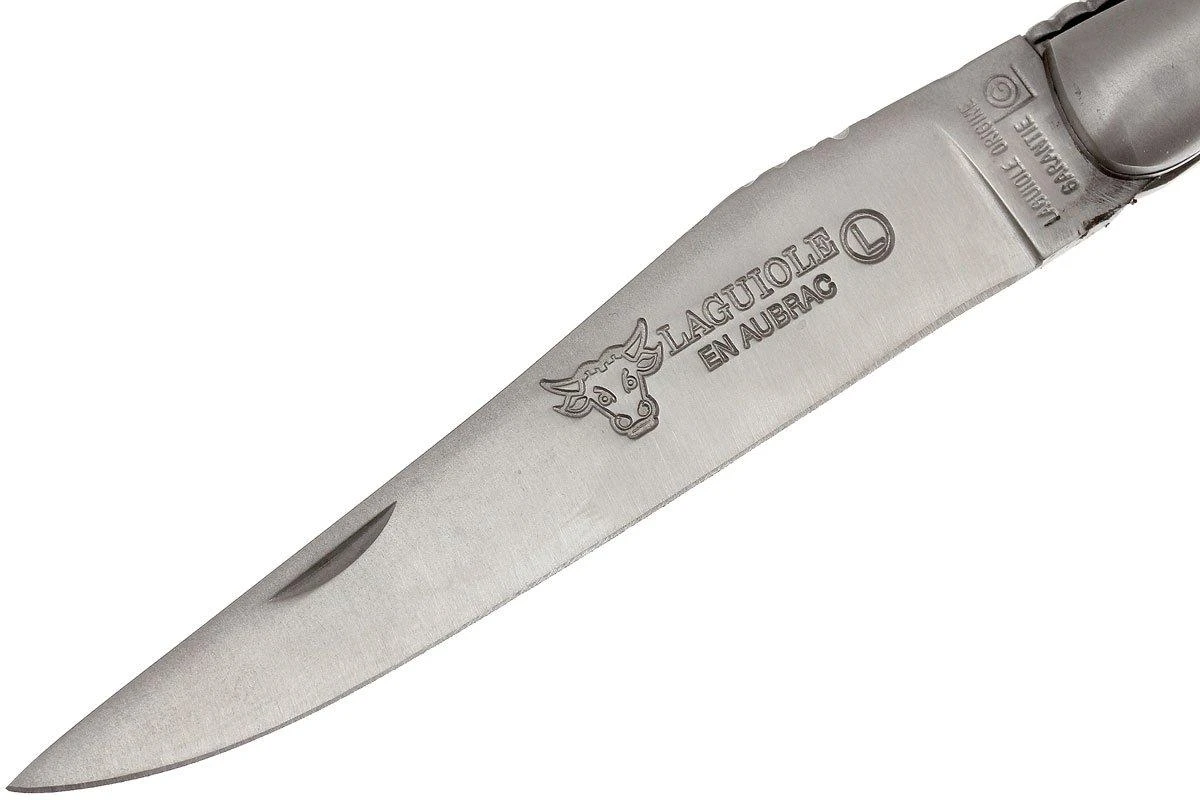 Laguiole En Aubrac 12cm Doubles Platines, Loupe De Noyer, L0712LYI-FSB1 4 Laguiole En Aubrac 12cm Doubles Platines, Loupe De Noyer, L0712LYI-FSB1 – Image 2