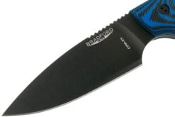 Bradford Guardian 4, 3D Black-Blue G10 Guardian 4 CPM 3V, Full Flat Black DLC 4FH-113B-3V -Nitecore Soldes Boutique BDK 4FH 113B 3V 03 bradford knives