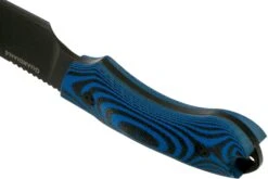 Bradford Guardian 4, 3D Black-Blue G10 Guardian 4 CPM 3V, Full Flat Black DLC 4FH-113B-3V -Nitecore Soldes Boutique BDK 4FH 113B 3V 04 bradford knives