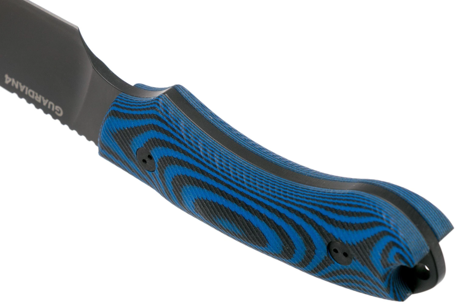 Bradford Guardian 4, 3D Black-Blue G10 Guardian 4 M390, Full Flat Black DLC 4FH-113B-M390 6 Bradford Guardian 4, 3D Black-Blue G10 Guardian 4 M390, Full Flat Black DLC 4FH-113B-M390 – Image 4