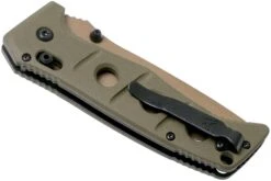 Benchmade 275FE-2 Sibert Adamas OD Green G10, Flat Earth Couteau De Poche, Shane Sibert Design -Nitecore Soldes Boutique BE275FE 2 04 benchmade