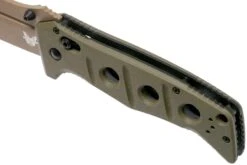 Benchmade 275FE-2 Sibert Adamas OD Green G10, Flat Earth Couteau De Poche, Shane Sibert Design -Nitecore Soldes Boutique BE275FE 2 07 benchmade