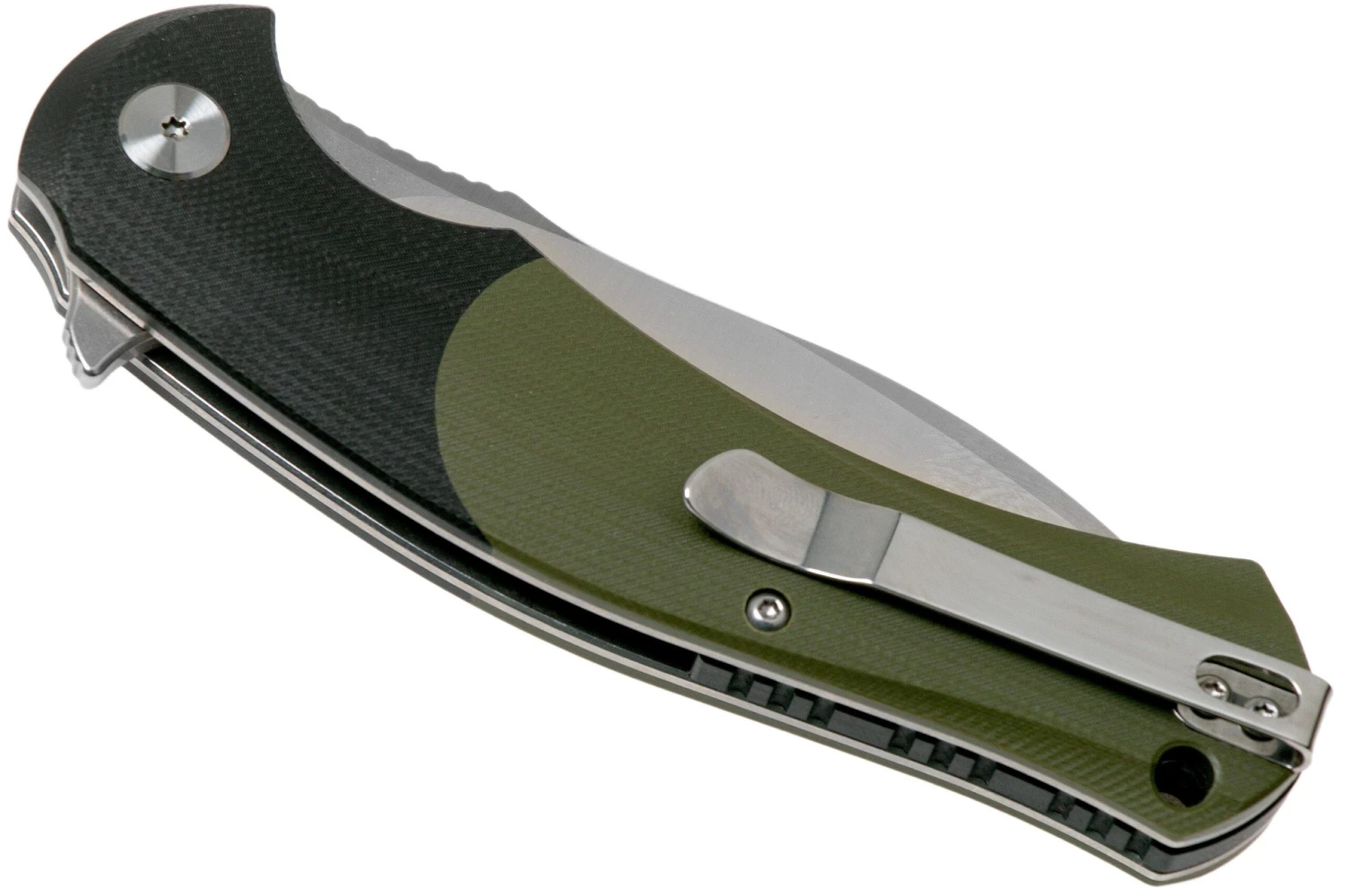 Bestech Penguin BG32A Black-Green G10 Couteau De Poche 6 Bestech Penguin BG32A Black-Green G10 Couteau De Poche – Image 4