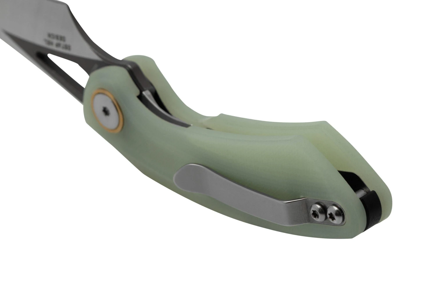 Bestech Bihai Grey DLC Stonewashed Satin, Jade G10 BG53F Couteau De Poche, Ostap Hel Design 6 Bestech Bihai Grey DLC Stonewashed Satin, Jade G10 BG53F Couteau De Poche, Ostap Hel Design – Image 4