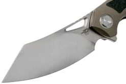 Bestech Kasta BT1909H Bronze Ti, Blue Carbonfiber, Stonewashed Couteau De Poche, Kombou Design -Nitecore Soldes Boutique BHBT1909H 03 bestech