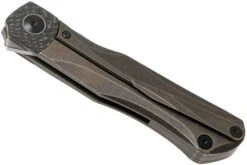Bestech Thyra BT2106B Bronze Stonewashed Titanium, Carbonfiber Bolster, Satin Couteau De Poche, Kombou Design -Nitecore Soldes Boutique BHBT2106B 04 bestech