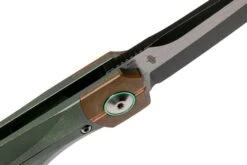 Bestech Thyra BT2106E Green Stonewashed Titanium, Copper Bolster, Two Tone Black Couteau De Poche, Kombou Design 15 Bestech Thyra BT2106E Green Stonewashed Titanium, Copper Bolster, Two Tone Black Couteau De Poche, Kombou Design -Nitecore Soldes Boutique BHBT2106E 06 bestech