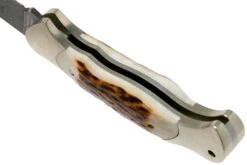 Böker Scout Spearpoint Stag Damascus 112201DAM Corne De Cerf, Couteau De Poche -Nitecore Soldes Boutique BO112201DAM 05 boker