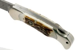 Böker Scout Spearpoint Stag Damascus 112201DAM Corne De Cerf, Couteau De Poche -Nitecore Soldes Boutique BO112201DAM 07 boker