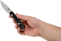 Bark River Mini Fox River CPM 3V Black Canvas Micarta Couteau De Chasse -Nitecore Soldes Boutique BRK01 023BKRC 05 bark river knives