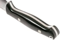 Bark River North Country EDC CPM 154, Black Canvas Micarta, Mosaic Pins -Nitecore Soldes Boutique BRK02 054BRKC MP 04 bark river brk02 054brkc mp 04