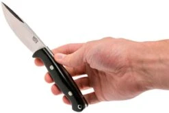 Bark River North Country EDC CPM 154, Black Canvas Micarta, Mosaic Pins -Nitecore Soldes Boutique BRK02 054BRKC MP 06 bark river brk02 054brkc mp 06