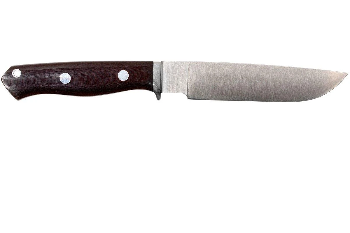 Bark River GamesKeeper II A2, Maroon Linen Micarta 4 Bark River GamesKeeper II A2, Maroon Linen Micarta – Image 2