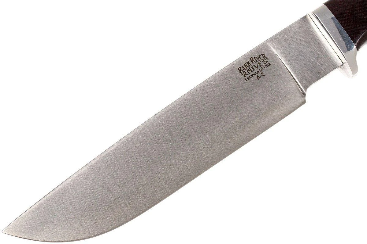 Bark River GamesKeeper II A2, Maroon Linen Micarta 5 Bark River GamesKeeper II A2, Maroon Linen Micarta – Image 3