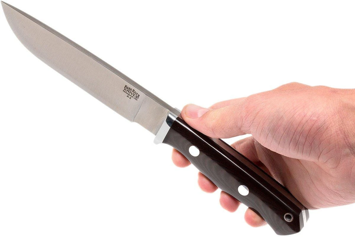 Bark River GamesKeeper II A2, Maroon Linen Micarta 8 Bark River GamesKeeper II A2, Maroon Linen Micarta – Image 6