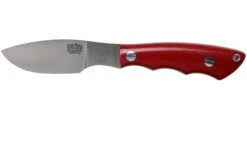 Bark River Mini Canadian CPM 3V Red Linen Micarta Couteau Fixe