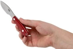 Bark River Mini Canadian CPM 3V Red Linen Micarta Couteau Fixe -Nitecore Soldes Boutique BRK03 121RLM 05 bark river knives