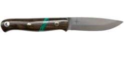 Bark River Ultra-Lite Bushcrafter CPM 3V Zericote, Jade Malachite Spacer, Black Liners, Mosaic Pins -Nitecore Soldes Boutique BRK06 023ZE JMS BL MP 02 barkriver