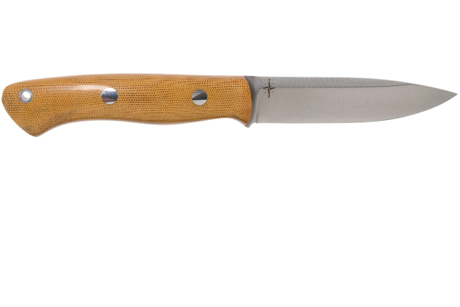 Bark River Aurora A2 Natural Canvas Micarta, Couteau Outdoor 4 Bark River Aurora A2 Natural Canvas Micarta, Couteau Outdoor – Image 2