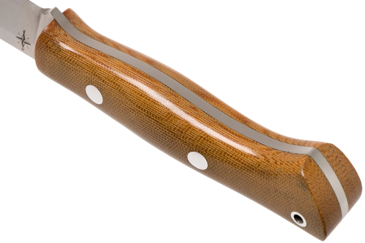 Bark River Aurora A2 Natural Canvas Micarta, Couteau Outdoor 6 Bark River Aurora A2 Natural Canvas Micarta, Couteau Outdoor – Image 4