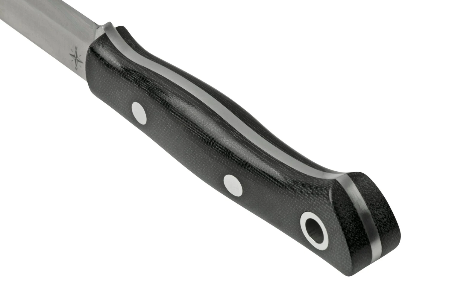 Bark River Aurora Scandi CPM 3V Black Canvas Micarta, Couteau Fixe 6 Bark River Aurora Scandi CPM 3V Black Canvas Micarta, Couteau Fixe – Image 4