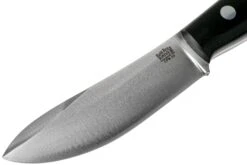 Bark River Aurora Hunter CPM 3V, Black Canvas Micarta, Brown Sheath -Nitecore Soldes Boutique BRK06 128BRKC 03 bark river knives