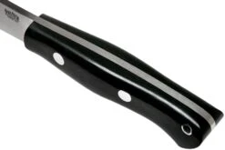 Bark River Aurora Hunter CPM 3V, Black Canvas Micarta, Brown Sheath -Nitecore Soldes Boutique BRK06 128BRKC 05 bark river knives