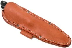 Bark River Aurora Hunter CPM 3V, Black Canvas Micarta, Brown Sheath -Nitecore Soldes Boutique BRK06 128BRKC 07 bark river knives