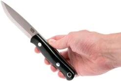 Bark River Bushcrafter I CPM 154, Black Canvas Micarta -Nitecore Soldes Boutique BRK06 153BRKC 06 bark river bushcrafter brk06 153brkc 06