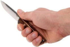 Bark River Bravo EDC A2 Rampless, Desert Ironwood, Brown Sheath -Nitecore Soldes Boutique BRK07 007DIW1 06 bark river brk07 007diw1 06