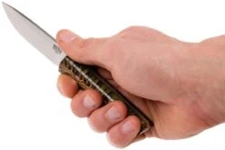 Bark River Bravo EDC A2 Rampless, Green Pinecone, Black Sheath -Nitecore Soldes Boutique BRK07 007GPC3 06 bark river brk07 007gpc3 06