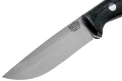 Bark River Bravo EDC CPM 3V Rampless, Black Canvas Micarta Couteau De Bushcraft -Nitecore Soldes Boutique BRK07 027BCMR 03 bark river knives