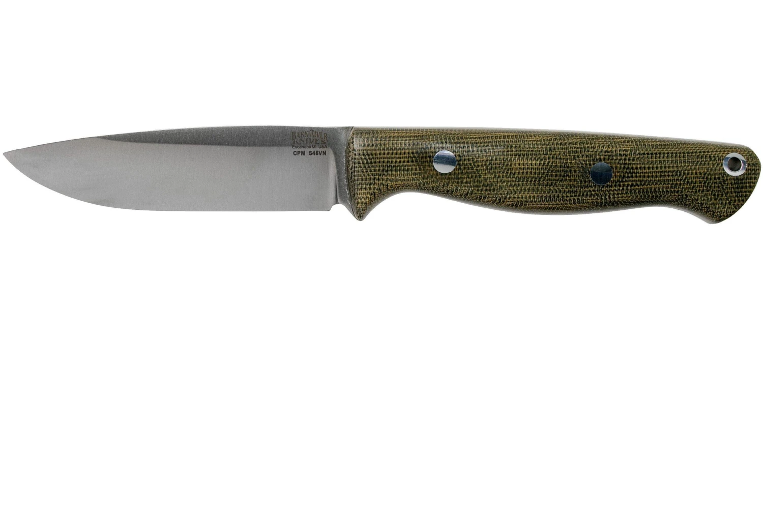 Bark River Gunny Hunter CPM S45VN, Green Canvas Micarta Couteau De Chasse 3 Bark River Gunny Hunter CPM S45VN, Green Canvas Micarta Couteau De Chasse