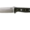 Bark River Bravo 1 A2, Black & Green Linnen Micarta, Brown Sheath -Nitecore Soldes Boutique BRK07 111BGLM 01 bark river brk07 111bglm 01