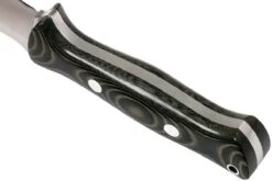 Bark River Bravo 1 A2, Black & Green Linnen Micarta, Brown Sheath -Nitecore Soldes Boutique BRK07 111BGLM 04 bark river brk07 111bglm 04