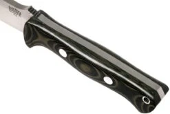 Bark River Bravo 1 A2, Black & Green Linnen Micarta, Brown Sheath -Nitecore Soldes Boutique BRK07 111BGLM 05 bark river brk07 111bglm 05