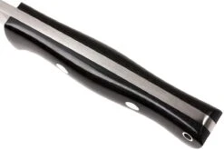 Bark River Bravo 1 A2 FHG Rampless, Black Linen Micarta, Brown Sheath -Nitecore Soldes Boutique BRK07 111BRKL RS 05 bark river brk07 111brkl rs 05