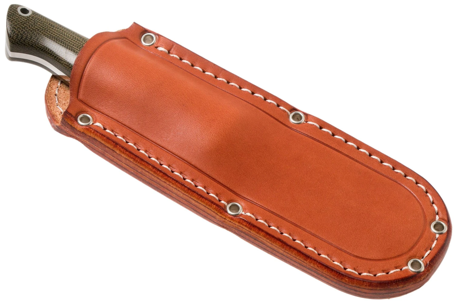 Bark River Gunny A2, Green Canvas Micarta Couteau Outdoor 8 Bark River Gunny A2, Green Canvas Micarta Couteau Outdoor – Image 6