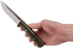 Bark River Bravo 1 CPM 3V Rampless, Green Canvas Micarta, Brown Sheath 13 Bark River Bravo 1 CPM 3V Rampless, Green Canvas Micarta, Brown Sheath -Nitecore Soldes Boutique BRK07 121GNC RS 06 bark river bravo brk07 121gnc rs 06