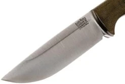Bark River Bravo 1 LT Cru Wear, Green Canvas Micarta, Rampless -Nitecore Soldes Boutique BRK07 166GNC RS 03 bark river brk07 166gnc rs 03