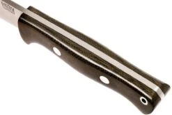 Bark River Bravo 1 LT Cru Wear, Green Canvas Micarta, Rampless -Nitecore Soldes Boutique BRK07 166GNC RS 05 bark river brk07 166gnc rs 05