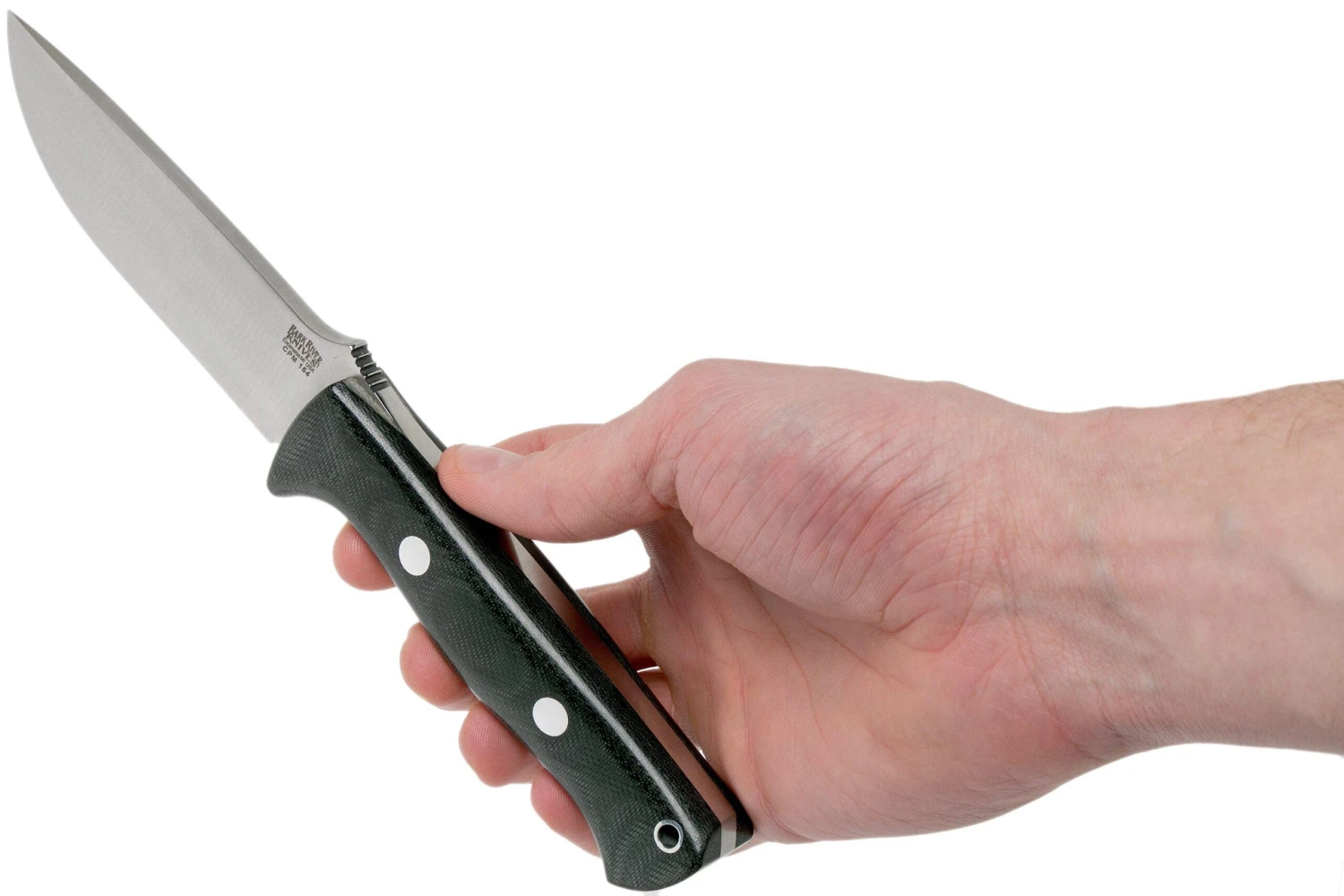 Bark River Bravo 1 CPM 154, Black Canvas Micarta 8 Bark River Bravo 1 CPM 154, Black Canvas Micarta – Image 6