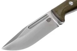 Bark River Bravo Squad Leader CPM 3V, Green Canvas Micarta -Nitecore Soldes Boutique BRK07 222GCM 03 bark river knives