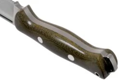 Bark River Bravo Squad Leader CPM 3V, Green Canvas Micarta -Nitecore Soldes Boutique BRK07 222GCM 04 bark river knives