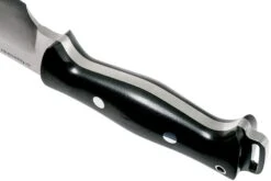 Bark River Bravo Crusader CPM 3V, Black Canvas Micarta -Nitecore Soldes Boutique BRK07 324BKC 04 bark river