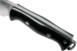 Bark River Bravo Crusader CPM 3V, Black Canvas Micarta -Nitecore Soldes Boutique BRK07 324BKC 05 bark river